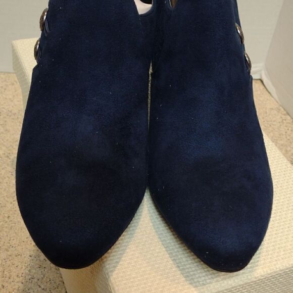 Rialto Blue Suede Shoes - Picture 2 of 5